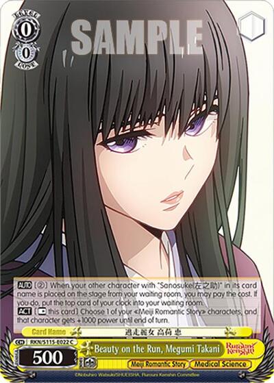 Beauty on the Run, Megumi Takani RKN/S115-E022 C
