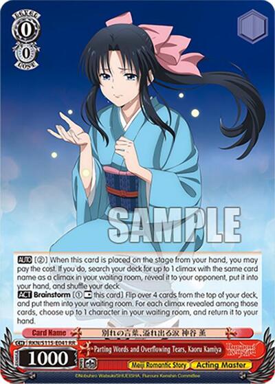 Parting Words and Overflowing Tears, Kaoru Kamiya RKN/S115-E041 RR