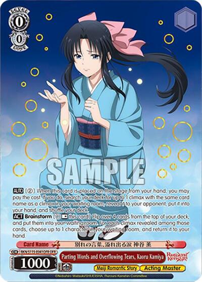 Parting Words and Overflowing Tears, Kaoru Kamiya RKN/S115-E041OFR OFR
