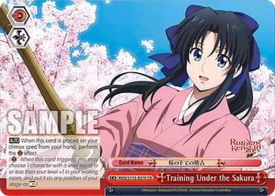 Training Under the Sakura RKN/S115-E070 CR