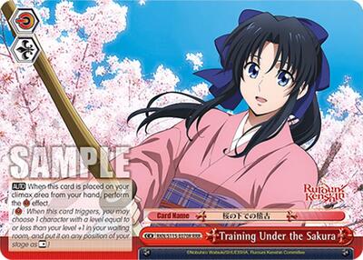 Training Under the Sakura RKN/S115-E070R RRR