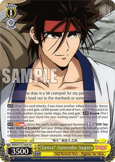 “Zanza” Sanosuke Sagara RKN/S115-TE06 TD