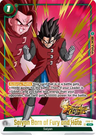 Saiyan Born of Fury and Hate (FS10-17) [Fusion World] FS10-17