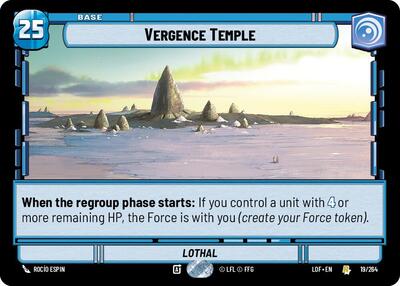 Vergence Temple — Legends of the Force: Extras: Hyperspace