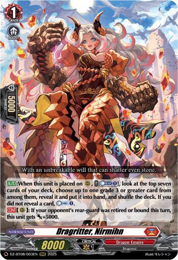 Dragritter, Nirmihn [D-Format] DZ-BT08/003EN