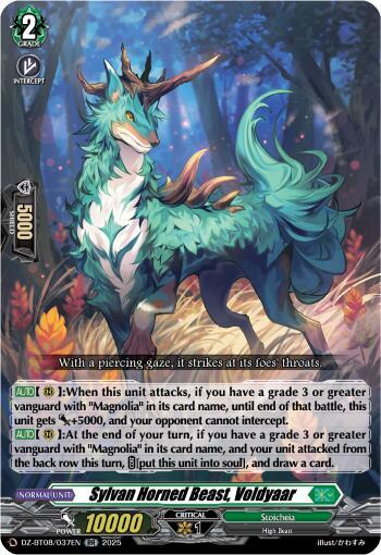 Sylvan Horned Beast, Voldyaar [D-Format] DZ-BT08/037EN