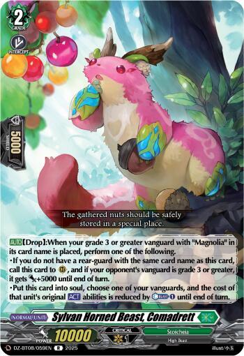 Sylvan Horned Beast, Comadrett [D-Format] DZ-BT08/059EN