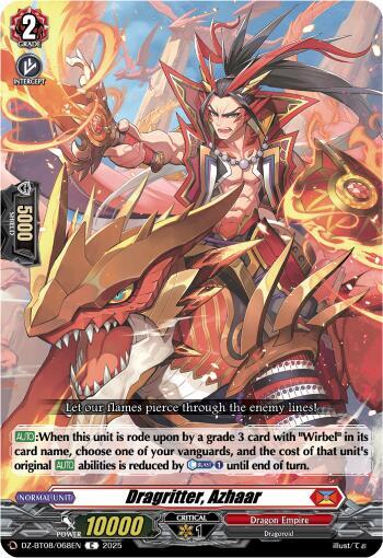 Dragritter, Azhaar [D-Format] DZ-BT08/068EN