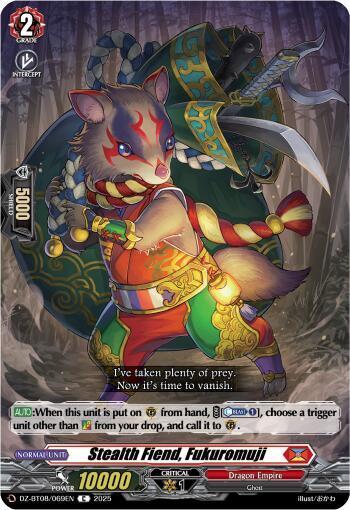 Stealth Fiend, Fukuromuji [D-Format] DZ-BT08/069EN