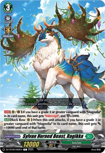 Sylvan Horned Beast, Ragikka [D-Format] DZ-BT08/099EN