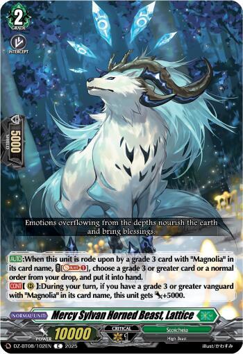 Mercy Sylvan Horned Beast, Lattice [D-Format] DZ-BT08/102EN