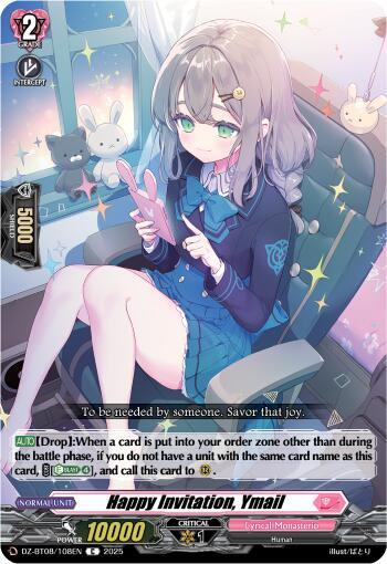 Happy Invitation, Ymail [D-Format] DZ-BT08/108EN