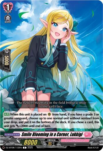 Smile Blooming in a Corner, Lukkigi [D-Format] DZ-BT08/112EN