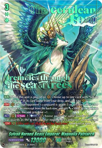 Sylvan Horned Beast Emperor, Magnolia Patriach [D-Format] DZ-BT08/SEC06EN
