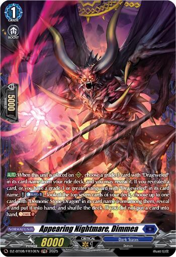 Appearing Nightmare, Dimmea [D-Format] DZ-BT08/FR10EN