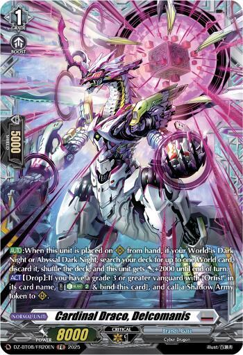 Cardinal Draco, Delcomanis [D-Format] DZ-BT08/FR20EN