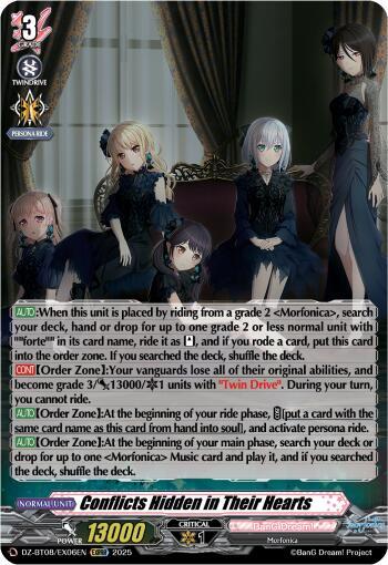 Conflicts Hidden in Their Hearts [D-Format] DZ-BT08/EX06EN