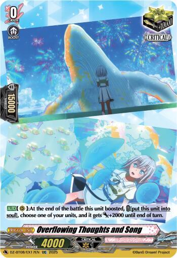 Overflowing Thoughts and Song [D-Format] DZ-BT08/EX17EN