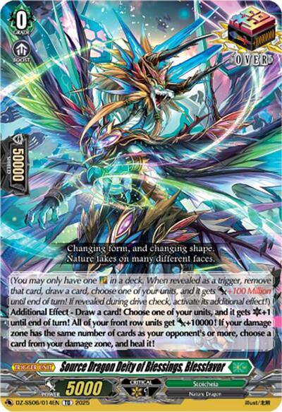 Source Dragon Deity of Blessings, Blessfavor [D Format] DZ-SS06/014EN
