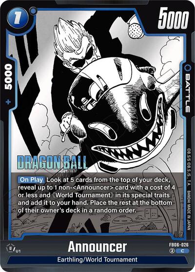 Announcer (FB06-026) [Fusion World] 