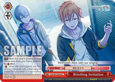 Bristling Irritation PJS/S91-E078 CC — HATSUNE MIKU: COLORFUL STAGE!