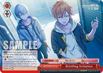 Bristling Irritation PJS/S91-E078R RRR