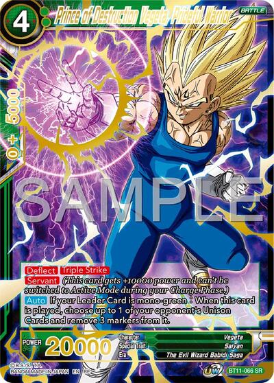 Prince of Destruction Vegeta, Prideful Warrior BT11-066