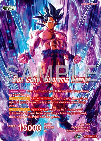 Son Goku // Son Goku, Supreme Warrior BT16-001