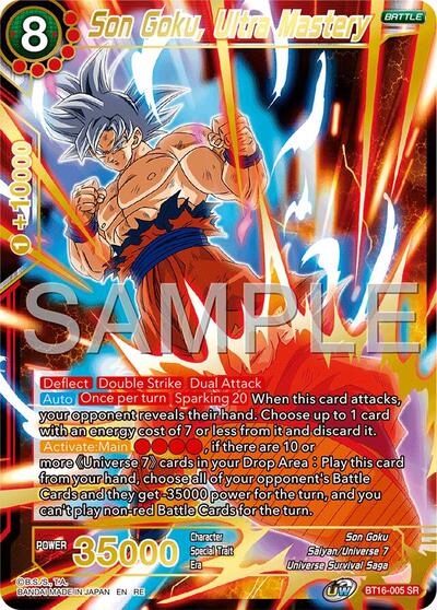 Son Goku, Ultra Mastery BT16-005