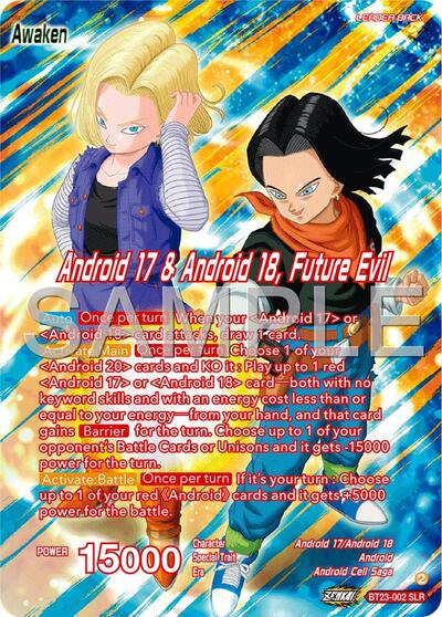 Android 17 & Android 18 // Android 17 & Android 18, Future Evil BT23-002