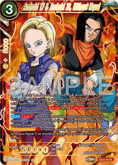 Android 17 & Android 18, Without Equal EX25-04