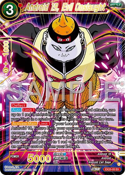 Android 19, Evil Onslaught EX25-05