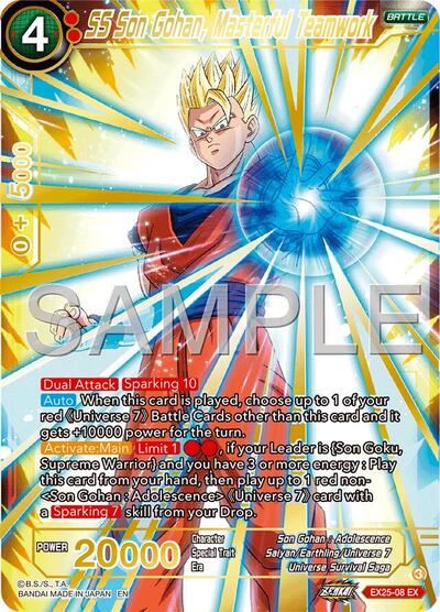 SS Son Gohan, Masterful Teamwork EX25-08