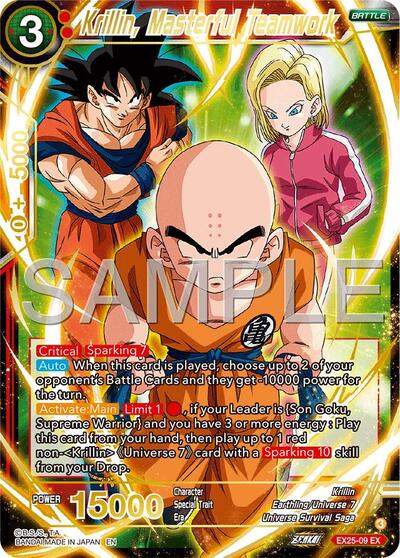 Krillin, Masterful Teamwork EX25-09