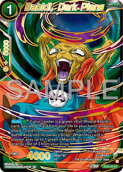 Babidi, Dark Plans EX25-23