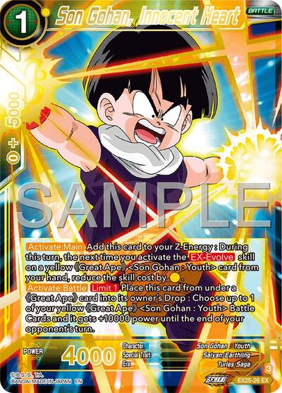 Son Gohan, Innocent Heart EX25-26