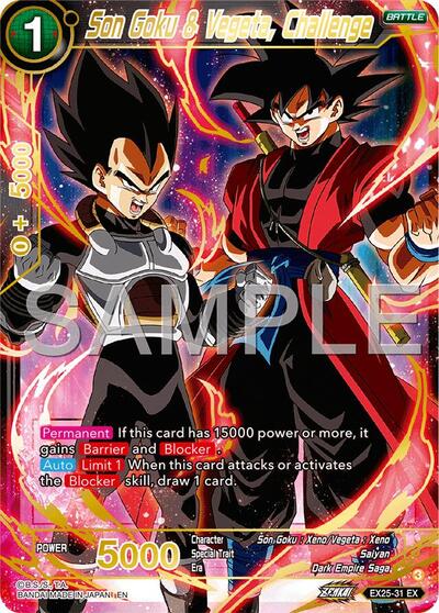 Son Goku & Vegeta, Challenge EX25-31