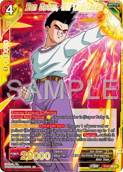 Son Goten, Will Overtaken EX25-36