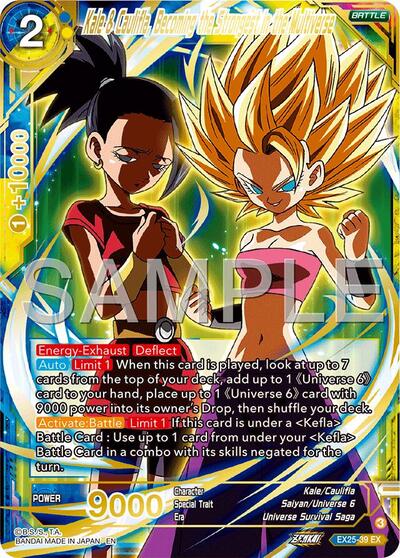Kale & Caulifla, Becoming the Strongest in the Multiverse EX25-39