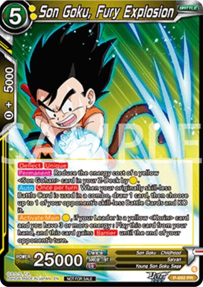 Son Goku, Fury Explosion P-692