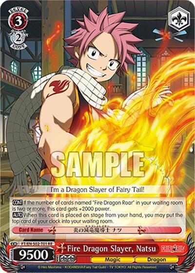 Fire Dragon Slayer, Natsu FT/EN-S02-T01 TD RE