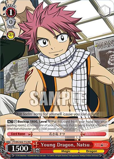 Young Dragon, Natsu FT/EN-S02-T12 TD RE