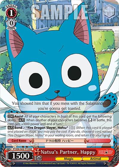 Natsu's Partner, Happy FT/EN-S02-T13 TD RE