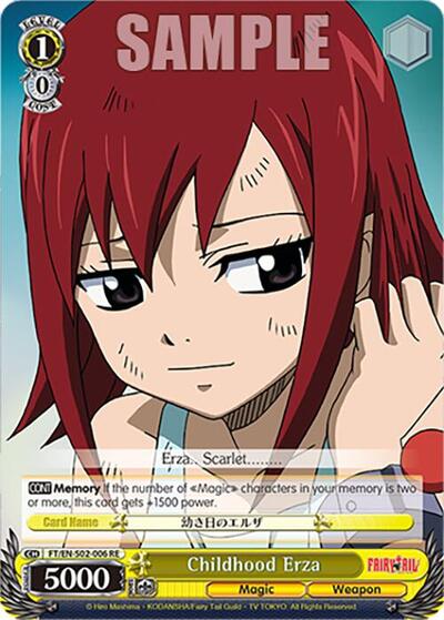 Childhood Erza FT/EN-S02-006 R RE