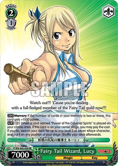 Fairy Tail Wizard, Lucy FT/EN-S02-029 RR RE
