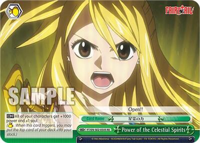 Power of the Celestial Spirits FT/EN-S02-050S SR RE