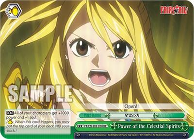 Power of the Celestial Spirits FT/EN-S02-050 CC RE