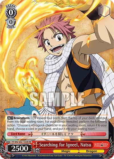 Searching for Igneel, Natsu FT/EN-S02-103R RRR R