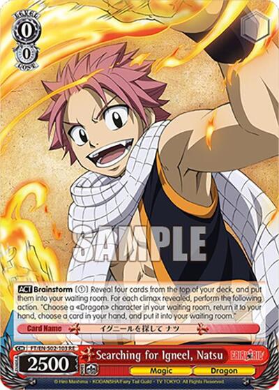 Searching for Igneel, Natsu FT/EN-S02-103 R RE