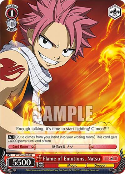 Flame of Emotions, Natsu FT/S09-E107 PR RE